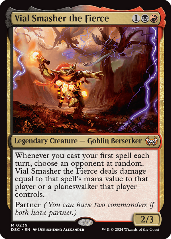 Vial Smasher the Fierce (239) [Duskmourn: House of Horror Commander] - Deck Out Gaming