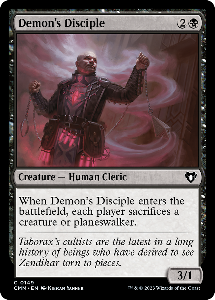 Demon's Disciple (149) [Commander Masters] - Deck Out Gaming