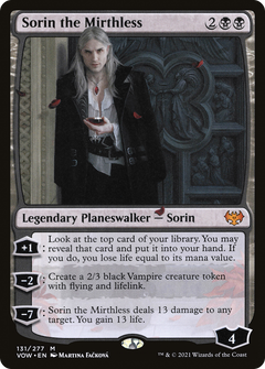Sorin the Mirthless (131) [Innistrad: Crimson Vow] - Deck Out Gaming