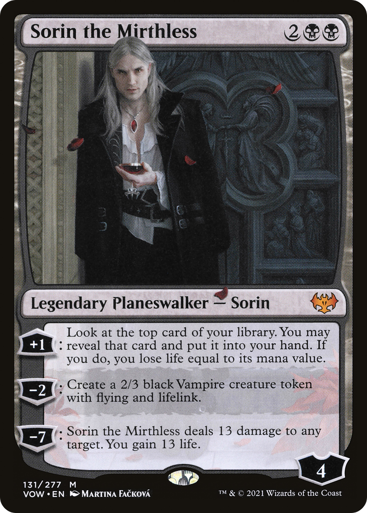 Sorin the Mirthless (131) [Innistrad: Crimson Vow] foil - Deck Out Gaming