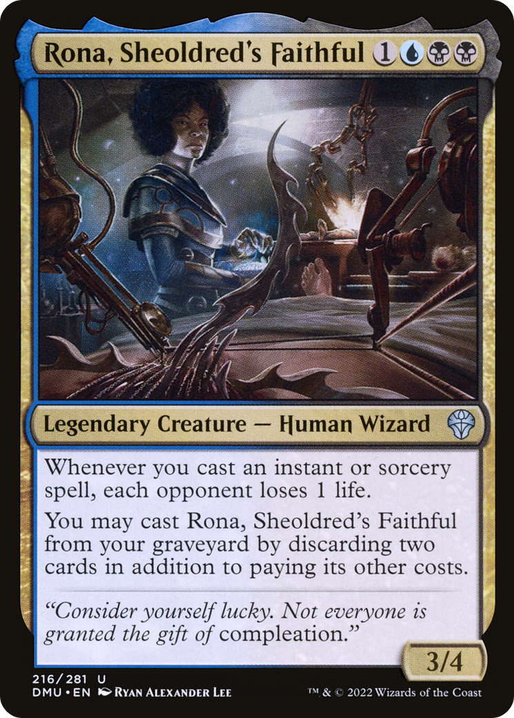Rona, Sheoldred's Faithful (216) [Dominaria United] - Deck Out Gaming