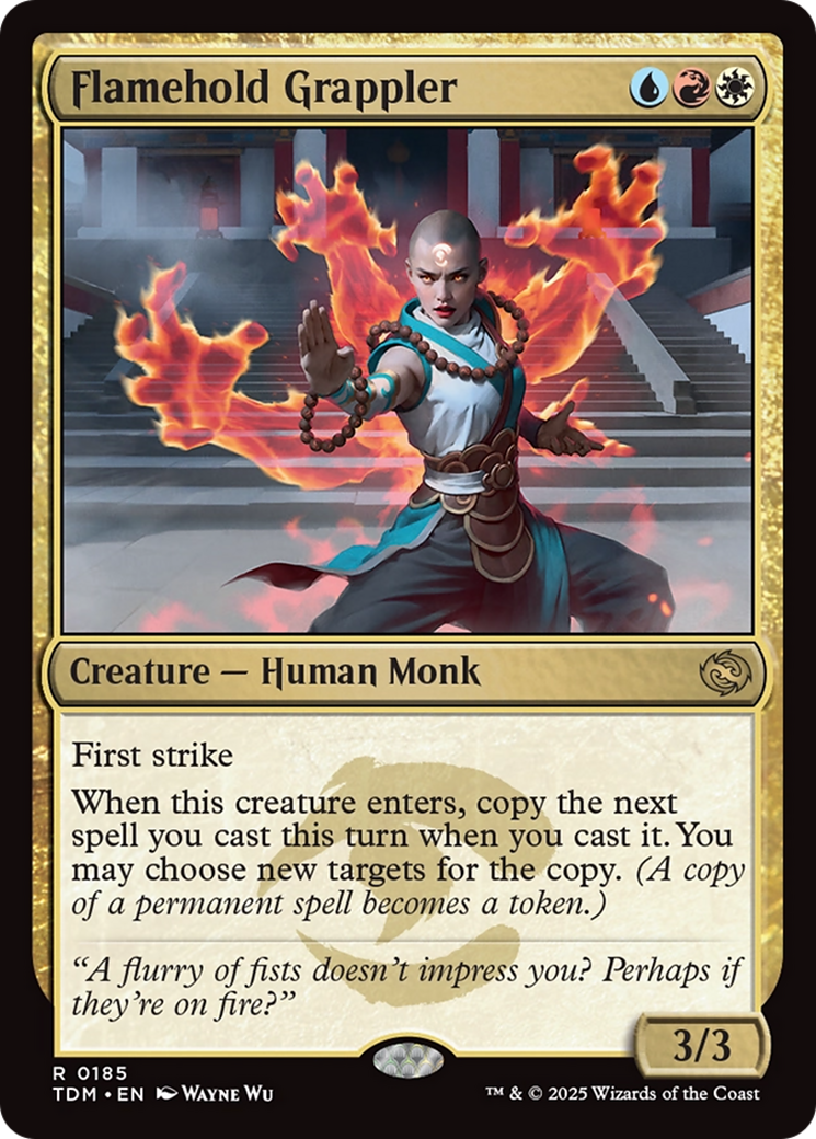 Flamehold Grappler (185) [Tarkir: Dragonstorm] foil - Deck Out Gaming