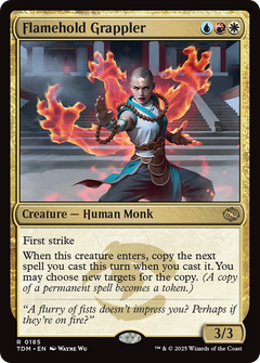 Flamehold Grappler (185) [Tarkir: Dragonstorm] foil - Deck Out Gaming
