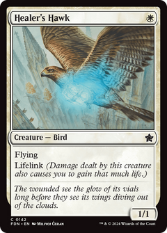 Healer's Hawk (142) [Foundations] - Deck Out Gaming