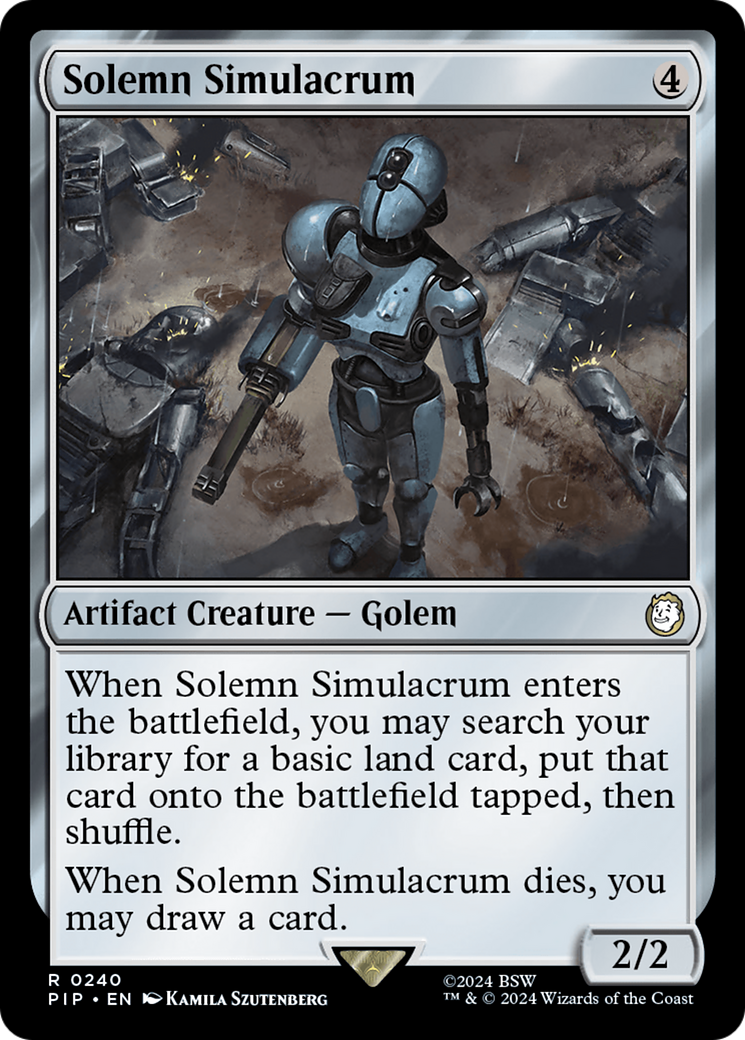 Solemn Simulacrum (240) [Fallout] - Deck Out Gaming