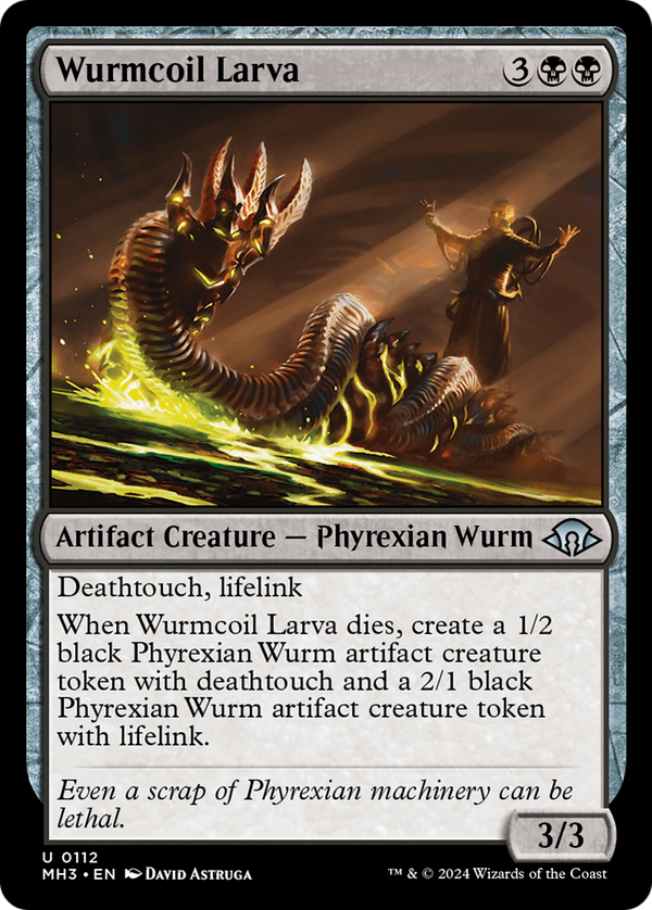 Wurmcoil Larva (112) [Modern Horizons 3] - Deck Out Gaming