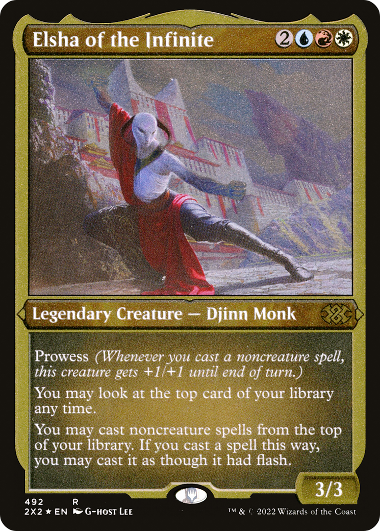 Elsha of the Infinite (Foil Etched) (492) [Double Masters 2022] foil - Deck Out Gaming
