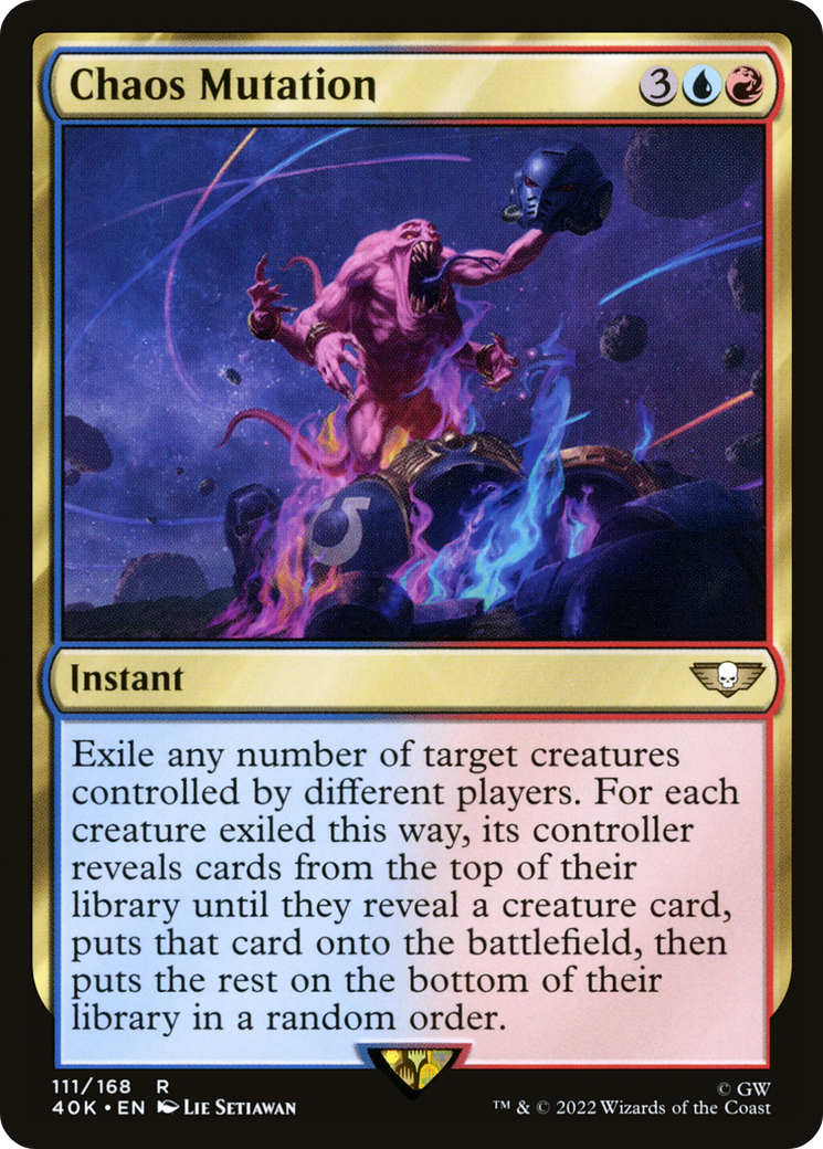 Chaos Mutation (111) [Warhammer 40,000 Commander] - Deck Out Gaming