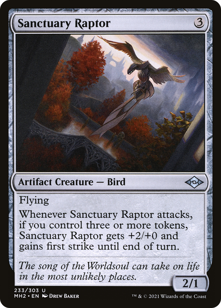 Sanctuary Raptor (233) [Modern Horizons 2] foil - Deck Out Gaming