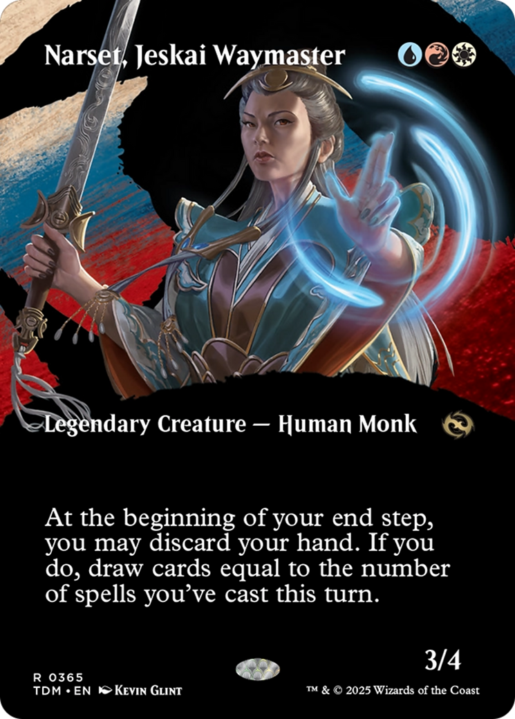 Narset, Jeskai Waymaster (Borderless) (365) [Tarkir: Dragonstorm] foil - Deck Out Gaming
