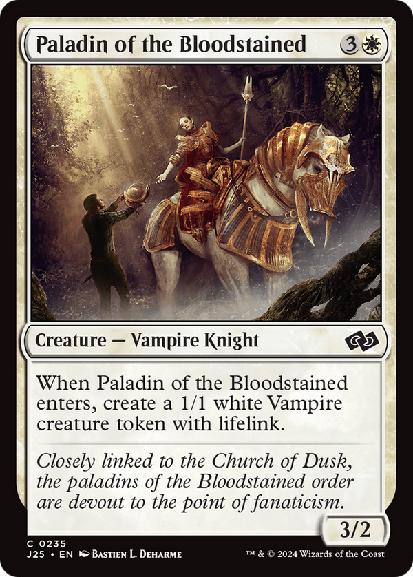 Paladin of the Bloodstained (235) [Foundations Jumpstart] - Deck Out Gaming