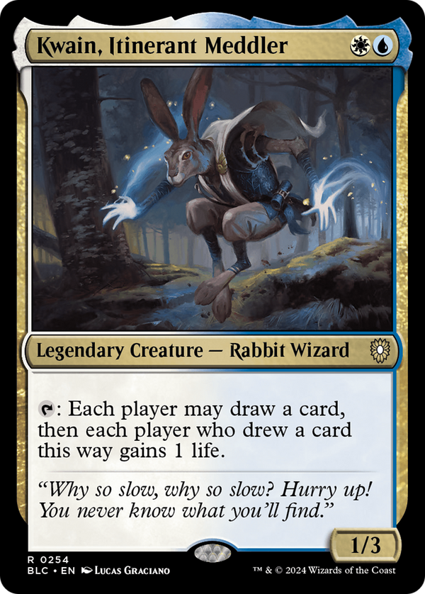 Kwain, Itinerant Meddler (254) [Bloomburrow Commander] - Deck Out Gaming