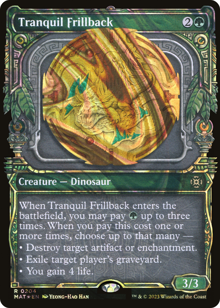 Tranquil Frillback (Halo Foil) (204) [March of the Machine: The Aftermath] foil - Deck Out Gaming