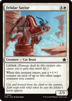 Felidar Savior (12) [Foundations] - Deck Out Gaming