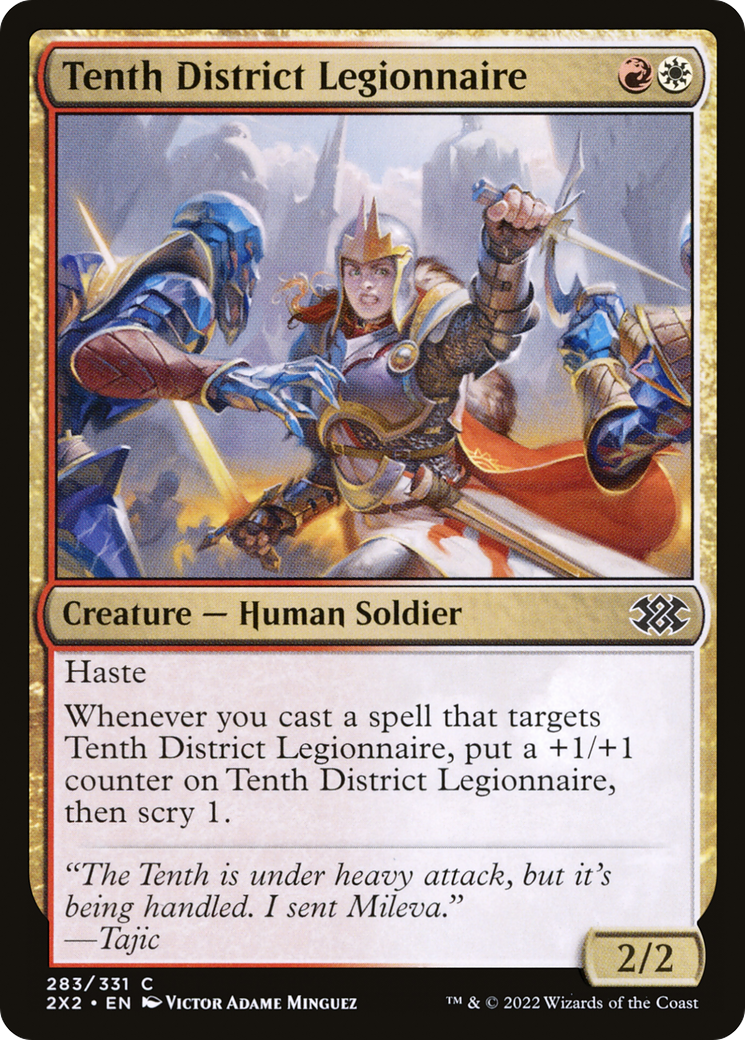 Tenth District Legionnaire (283) [Double Masters 2022] foil - Deck Out Gaming