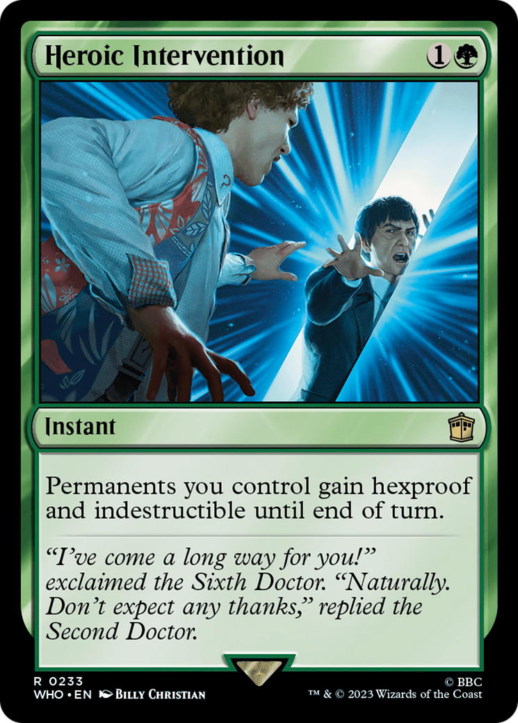 Heroic Intervention (233) [Doctor Who] - Deck Out Gaming