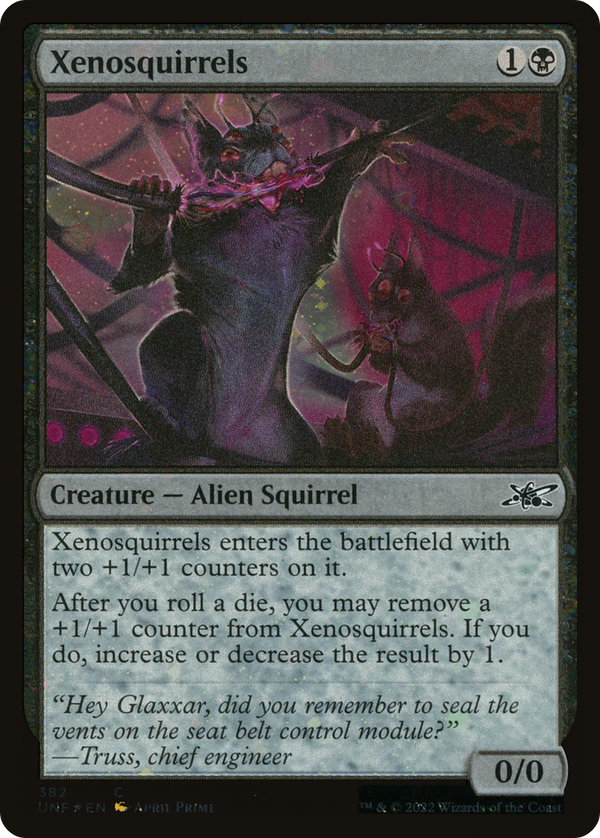 Xenosquirrels (Galaxy Foil) (382) [Unfinity] foil - Deck Out Gaming