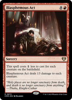 Blasphemous Act (872) [Commander Masters] - Deck Out Gaming