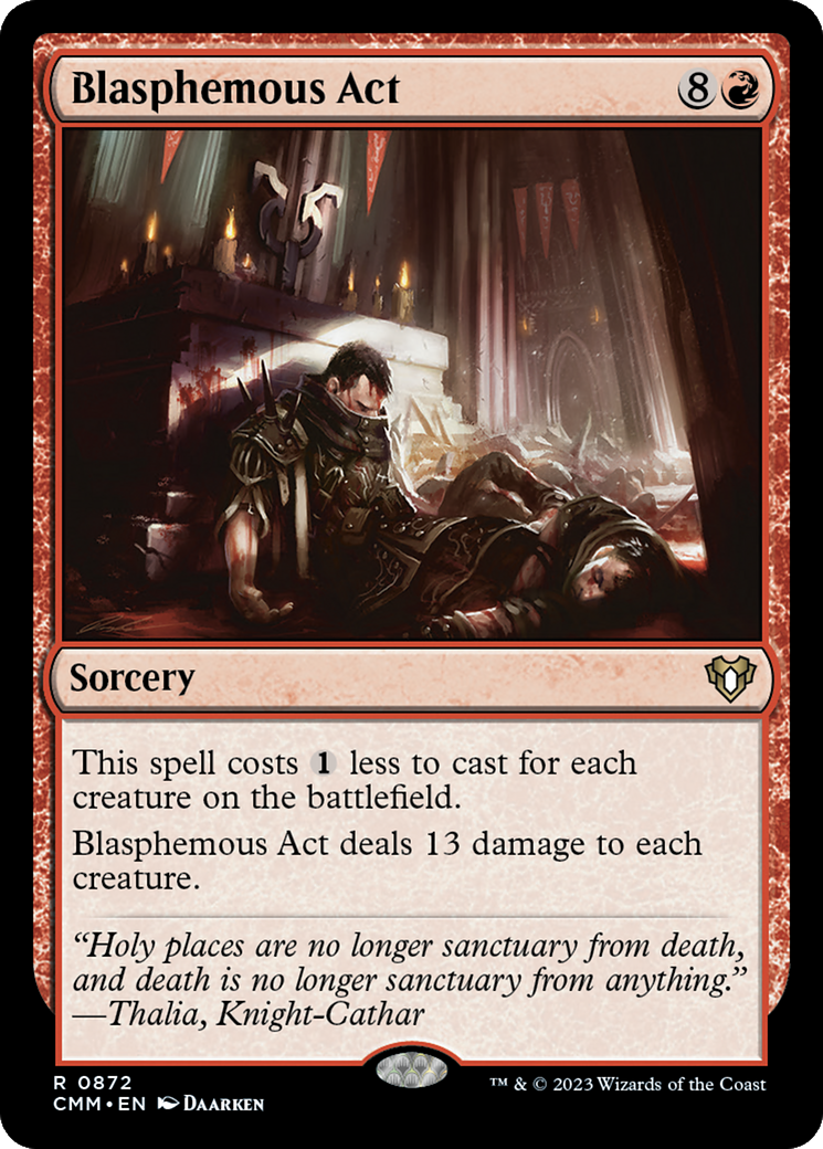 Blasphemous Act (872) [Commander Masters] - Deck Out Gaming