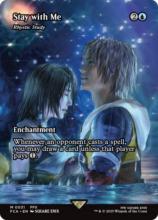Stay with Me - Rhystic Study (Showcase) (31) [FINAL FANTASY: Through the Ages] foil - Deck Out Gaming