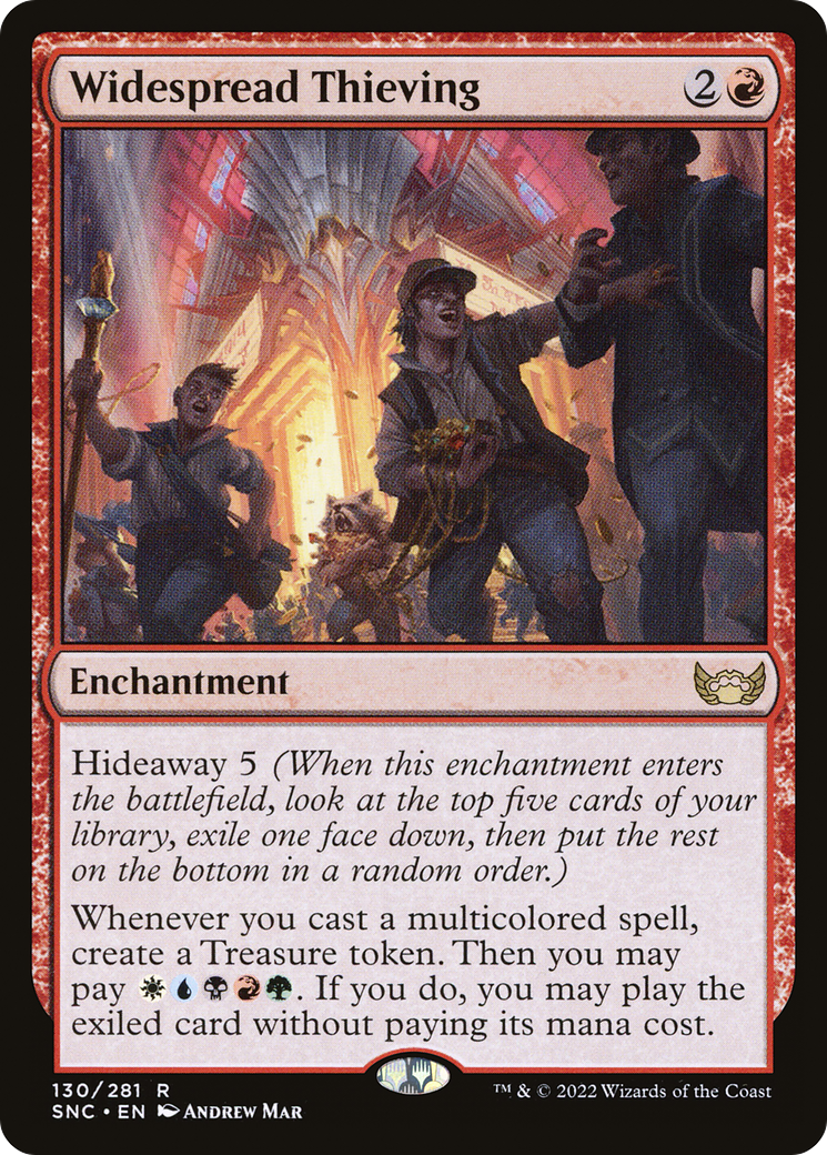 Widespread Thieving (130) [Streets of New Capenna] - Deck Out Gaming