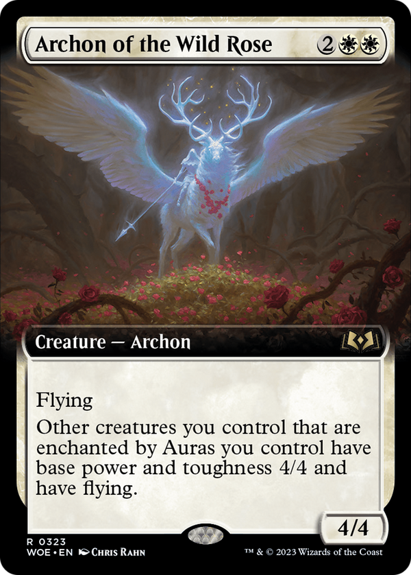 Archon of the Wild Rose (Extended Art) (323) [Wilds of Eldraine] foil - Deck Out Gaming