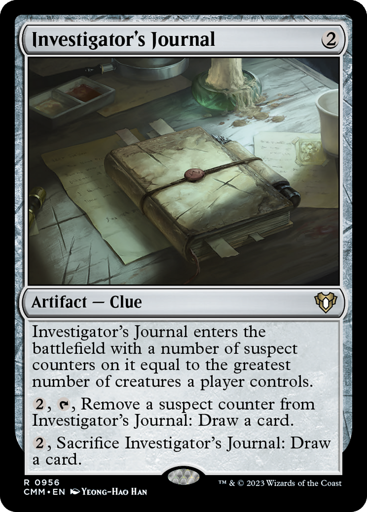 Investigator's Journal (956) [Commander Masters] - Deck Out Gaming