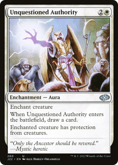 Unquestioned Authority (260) [Jumpstart 2022] - Deck Out Gaming