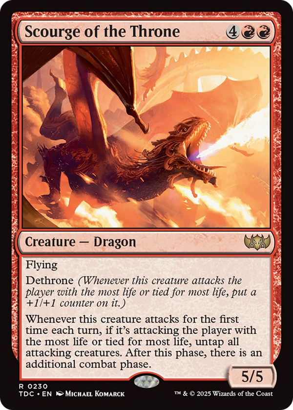Scourge of the Throne (230) [Commander: Tarkir: Dragonstorm] - Deck Out Gaming
