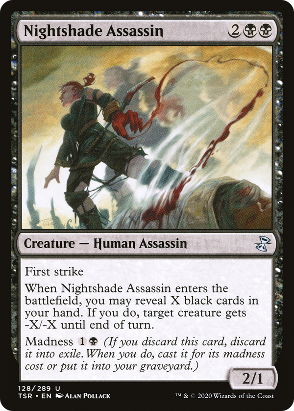 Nightshade Assassin (128) [Time Spiral Remastered] - Deck Out Gaming
