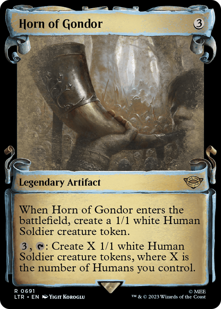 Horn of Gondor (Showcase Scrolls) (691) [The Lord of the Rings: Tales of Middle-earth] - Deck Out Gaming