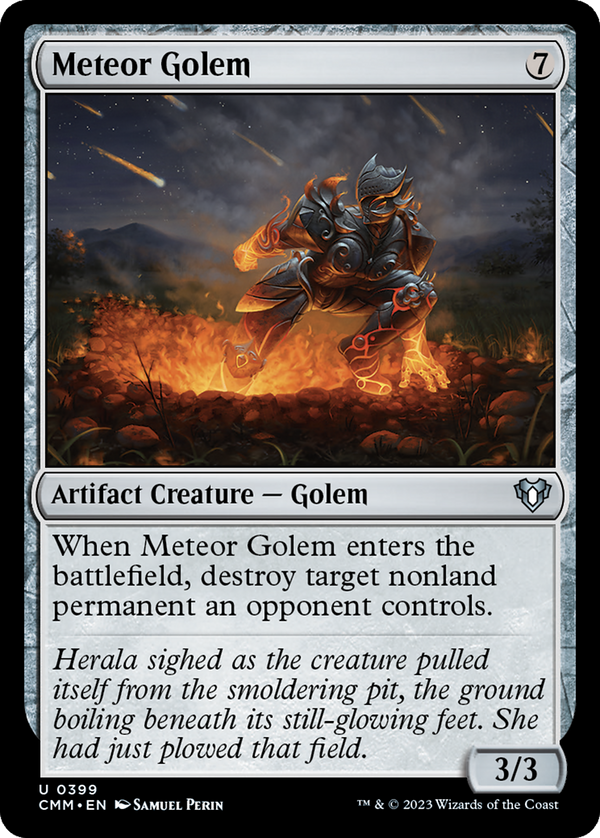Meteor Golem (399) [Commander Masters] - Deck Out Gaming