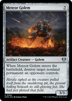 Meteor Golem (399) [Commander Masters] foil - Deck Out Gaming