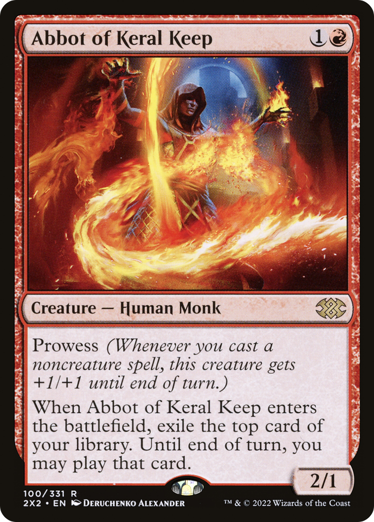Abbot of Keral Keep (100) [Double Masters 2022] foil - Deck Out Gaming
