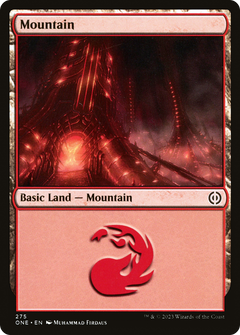 Mountain (275) (275) [Phyrexia: All Will Be One] foil - Deck Out Gaming