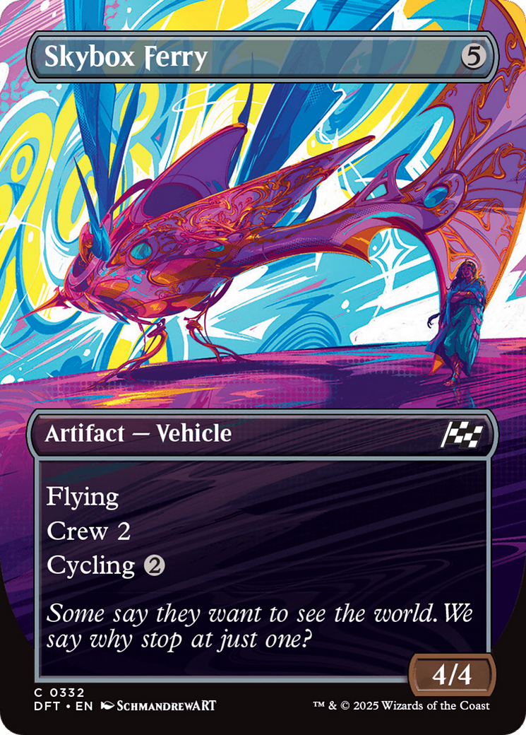 Skybox Ferry (Borderless) (332) [Aetherdrift] - Deck Out Gaming