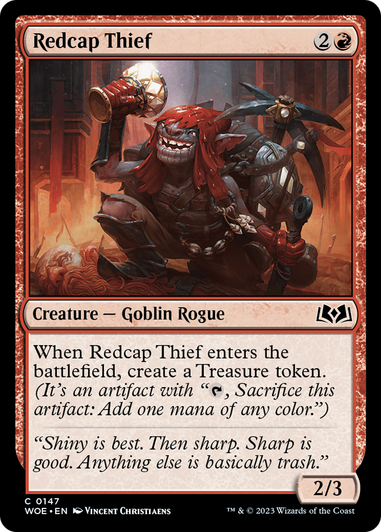 Redcap Thief (147) [Wilds of Eldraine] - Deck Out Gaming