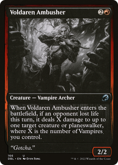 Voldaren Ambusher (166) [Innistrad: Double Feature] foil - Deck Out Gaming