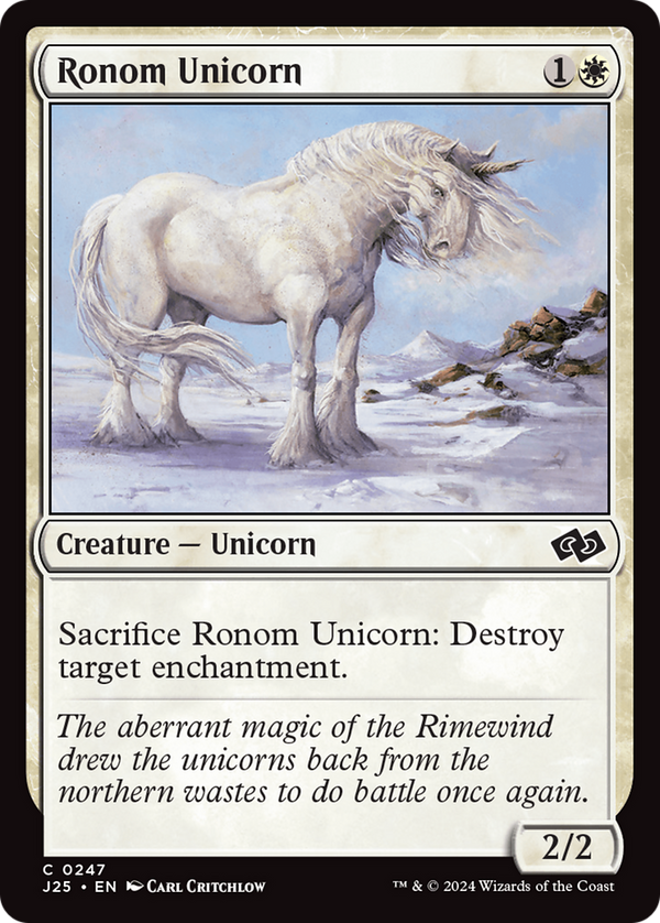 Ronom Unicorn (247) [Foundations Jumpstart] - Deck Out Gaming