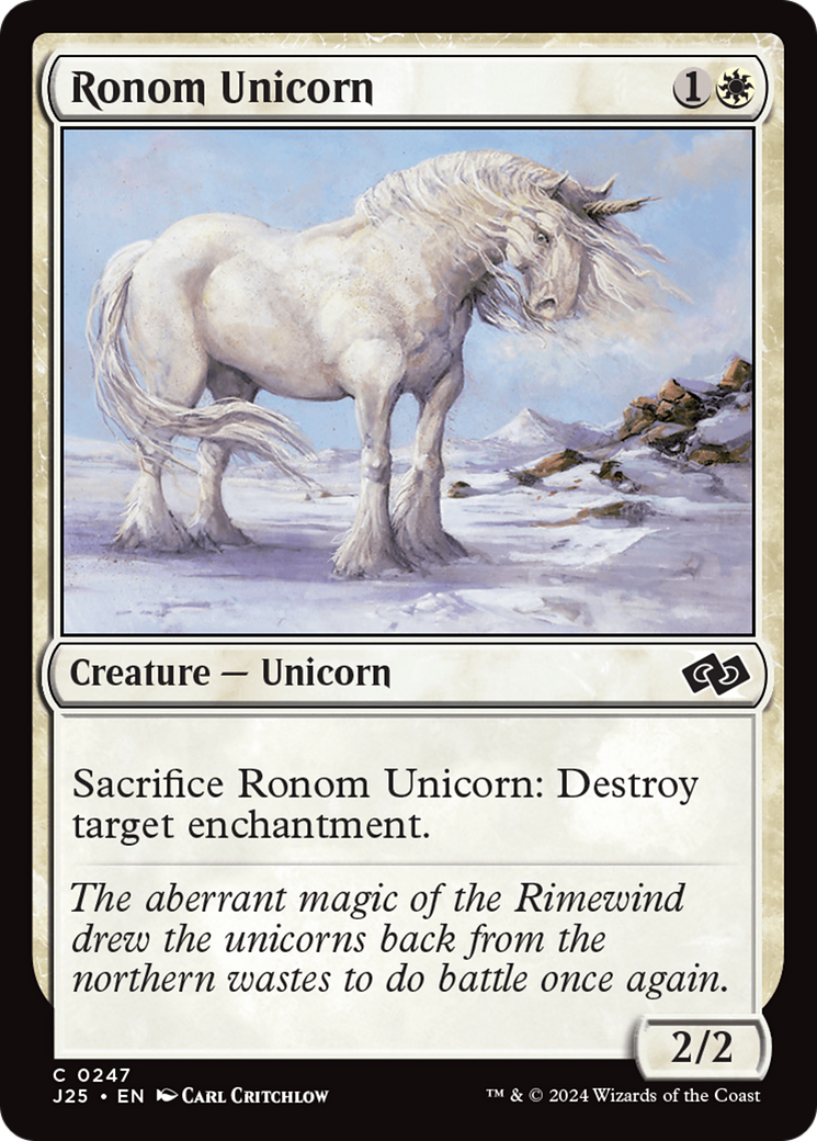 Ronom Unicorn (247) [Foundations Jumpstart] - Deck Out Gaming