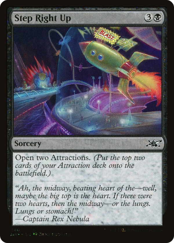 Step Right Up (Galaxy Foil) (380) [Unfinity] foil - Deck Out Gaming
