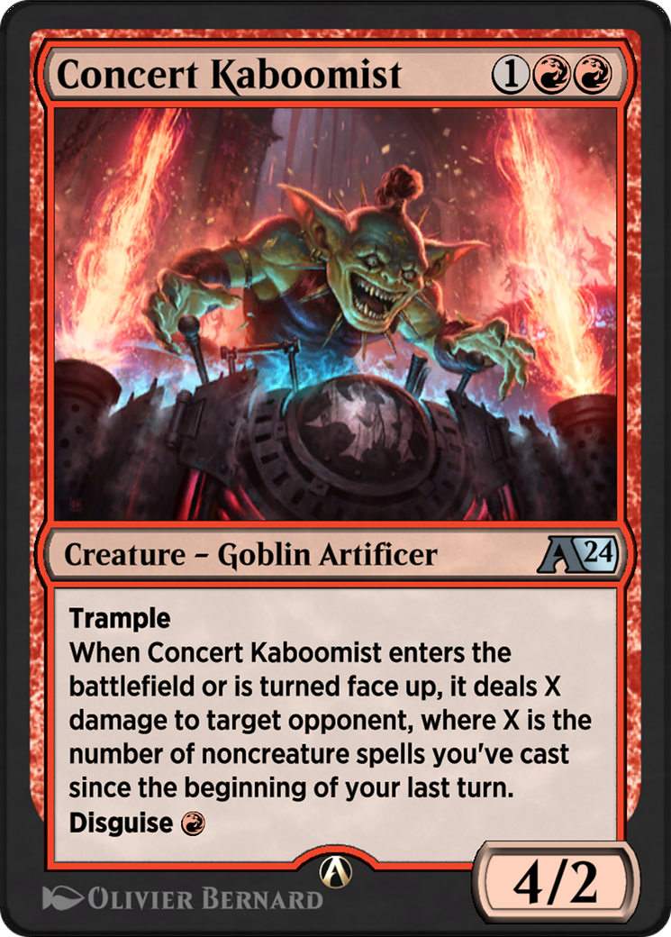 Concert Kaboomist (14) [Alchemy: Murders at Karlov Manor ] - Deck Out Gaming