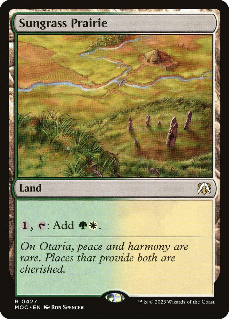 Sungrass Prairie (427) [March of the Machine Commander] - Deck Out Gaming