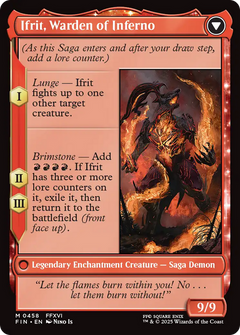 Clive, Ifrit's Dominant // Ifrit, Warden of Inferno (458) [FINAL FANTASY] foil - Deck Out Gaming