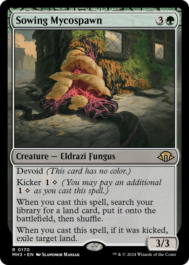 Sowing Mycospawn (170) [Modern Horizons 3] foil - Deck Out Gaming
