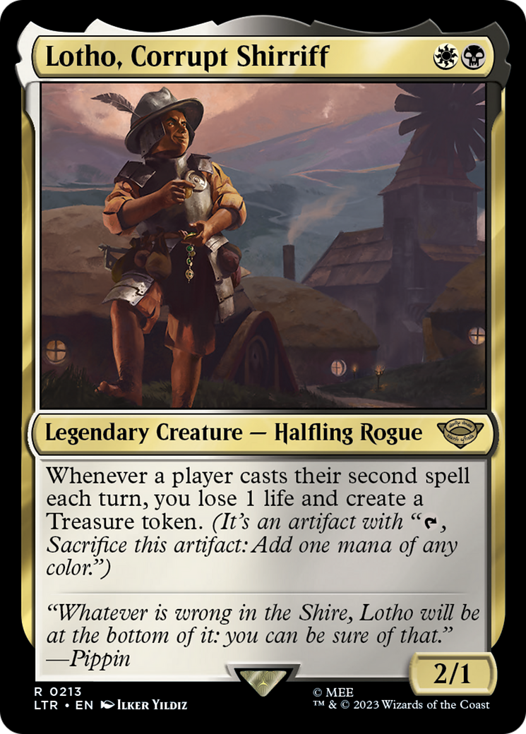 Lotho, Corrupt Shirriff (213) [The Lord of the Rings: Tales of Middle-earth] - Deck Out Gaming
