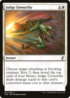 Judge Unworthy (21) [Time Spiral Remastered] - Deck Out Gaming