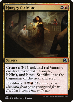 Hungry for More (228) [Innistrad: Midnight Hunt] foil - Deck Out Gaming