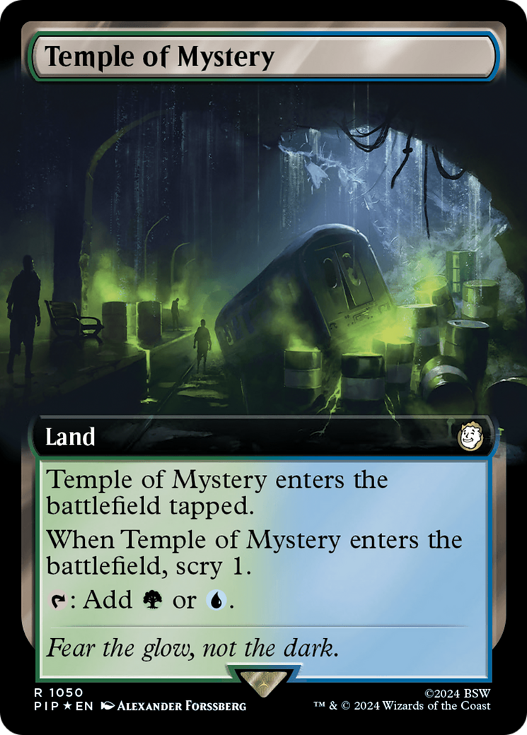 Temple of Mystery (Extended Art) (Surge Foil) (1050) [Fallout] foil - Deck Out Gaming