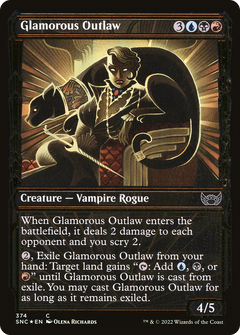 Glamorous Outlaw (Gilded Foil) (374) [Streets of New Capenna] foil - Deck Out Gaming